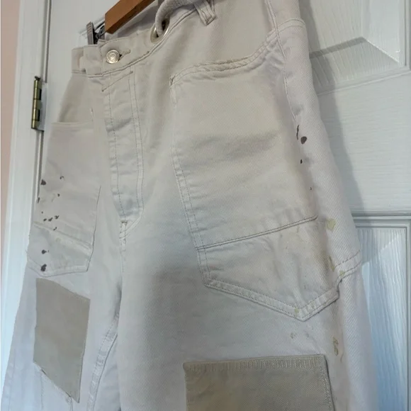 We The Free Cream Cargo Pants - Picture 4 of 7